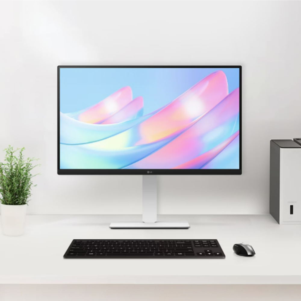 LG전자 LG 고해상도 모니터 27US550 68cm UHD 4K IPS 광시야각 60Hz 5ms 높낮이조절 피벗 기능 영상편집용 디자인용 사무용 업무용 가정용 PC 컴퓨터 모니터