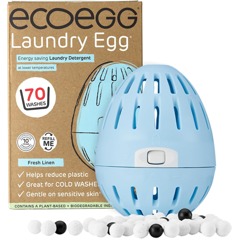 [해외]Ecoegg 에코에그 런드리 세탁 계란형 세제 70회분 프레시 린넨향