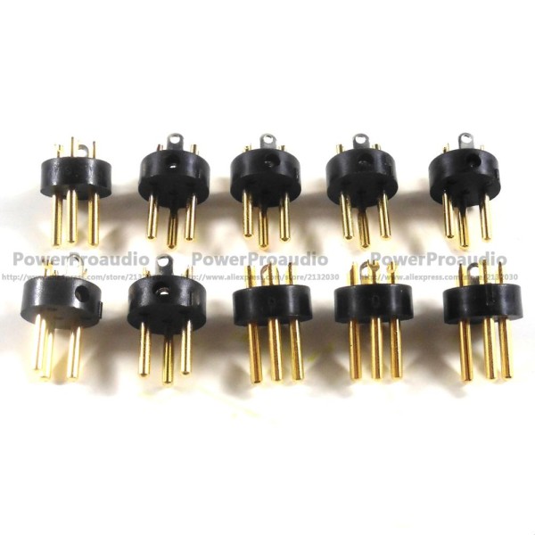 슈어 SM57 58 및 시리즈 마이크용 교체용 XLR 플러그 커넥터 10 개