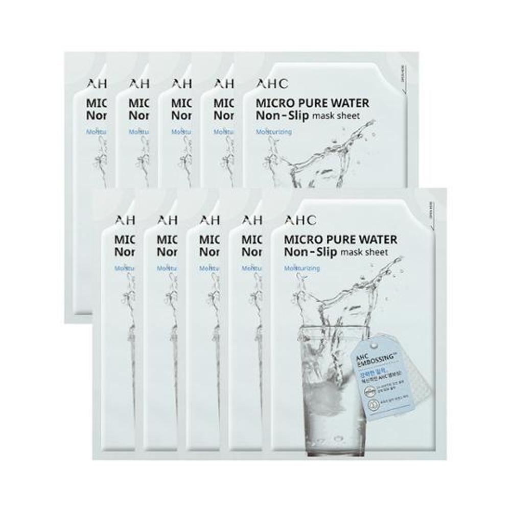 AHC 마이크로 퓨어 워터 착붙 마스크 시트 33ml 10매 x3SET_G11458