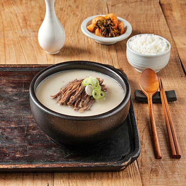 찬스푸드 한우사골고기곰탕 600g 간편식 여행 캠핑