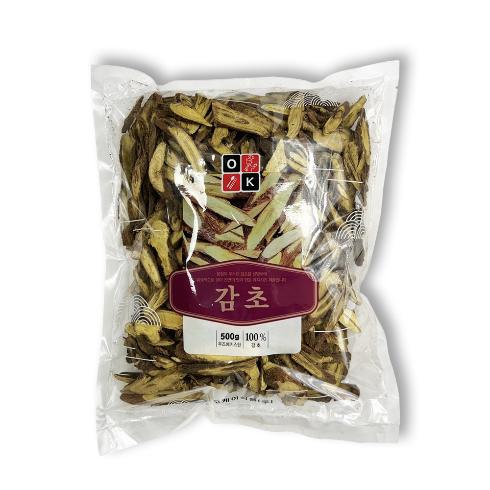 우즈베키스탄 감초 1kg 한약재 대용량 잡내제거