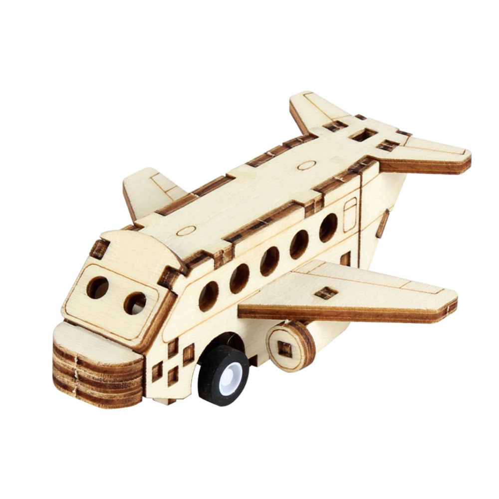 영공방 목공 DIY 직접 만드는 쉬운 조립 키트 달려라 시리즈 여객기 미니카 장난감 만들기