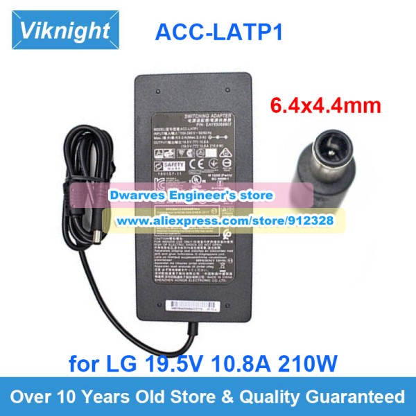 전원 어댑터 ACC-LATP1 ADS-210NL-19-3 195210E EAY6506860 LG 32UD99 34WK95C 32BL95U 35WN75 용 10.8A