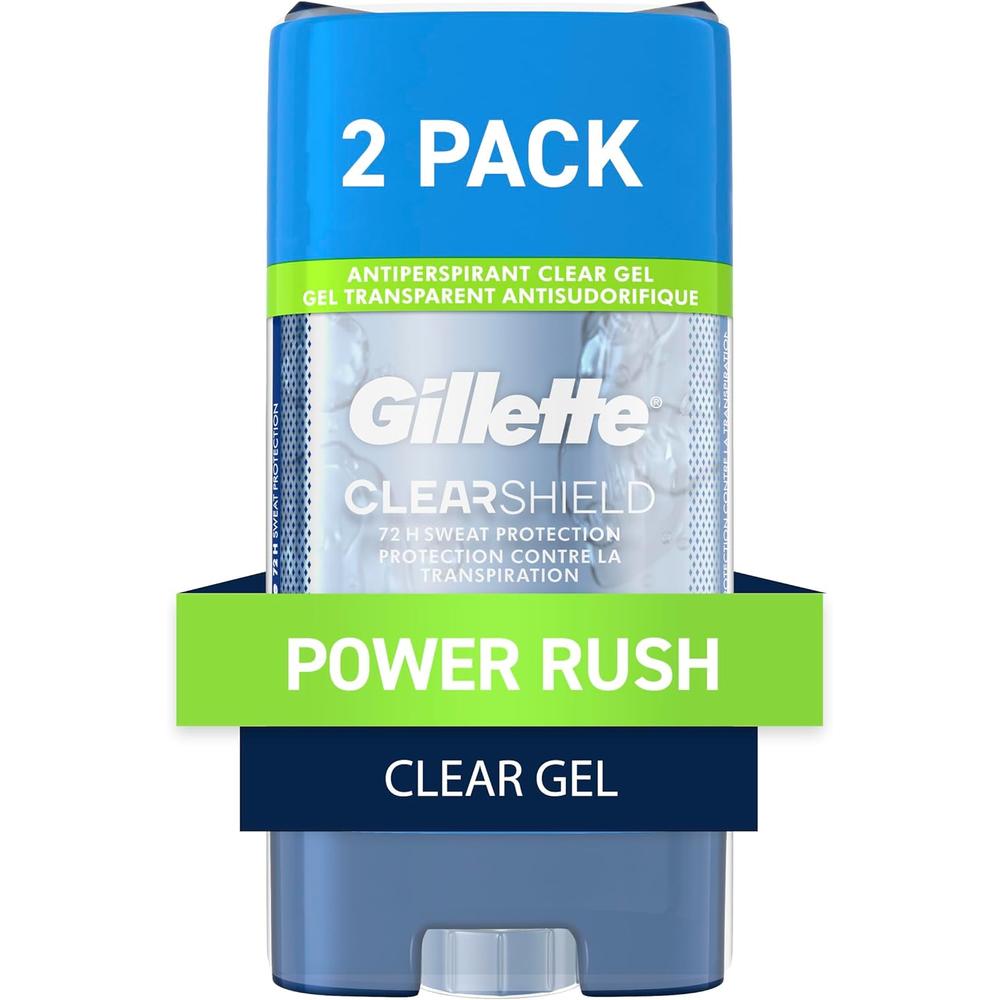 [해외]Gillette 질레트 맨 데오드란트 72시간 파워러쉬 젤 107g 2개