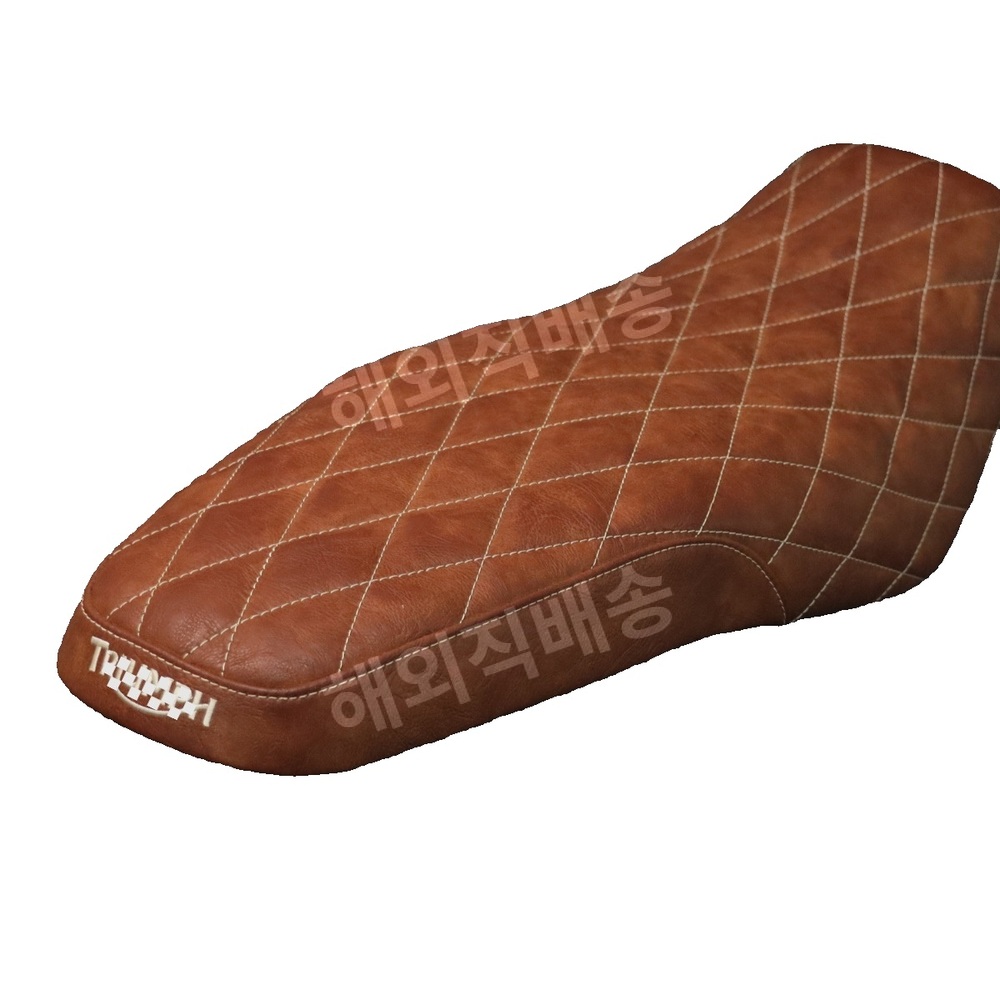 [해외]트라이엄프 호환 스크램블러400X/스피드400 튜닝 커스텀 레트로 쿠션 시트 A