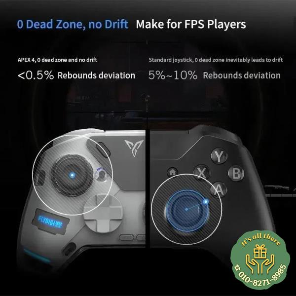 APEX 4 무선 게임 패드 컨트롤러 PC 모바일/Palworld/스위치/TV 박스 게이머 용 엘리트 피드백 트리거