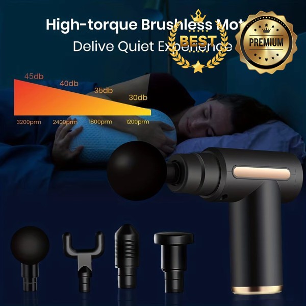 근막 마사지 건 전기 타악기 권총 몸 목 등 깊은 조직 이완 어깨용 피트니스 도구