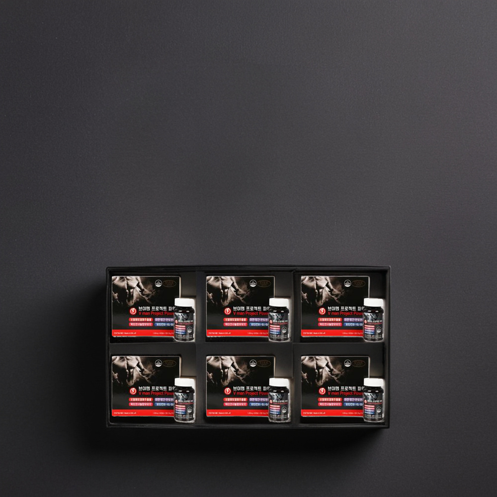 브이맨 프로젝트 파워 쏘팔메토 옥타콜사노 판토텐산 효능 60캡슐, 12개