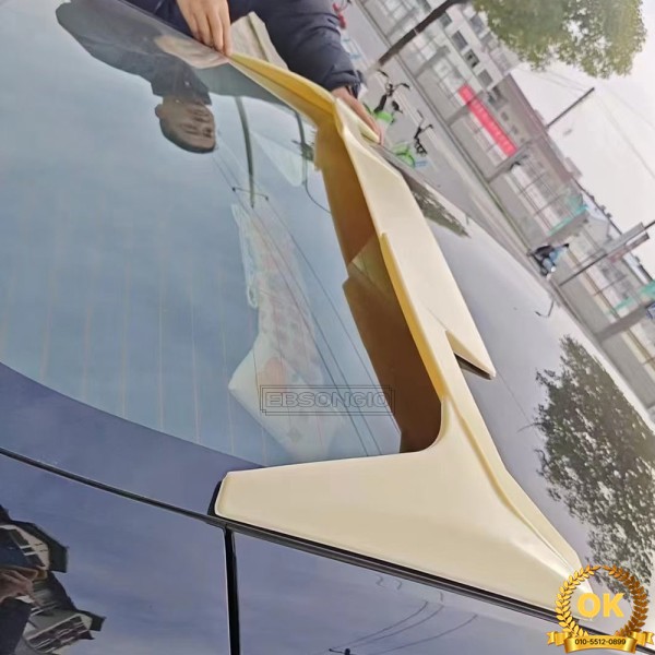 2017-2023 테슬라 모델 3 수정 뒷 창 지붕 스포일러 날개 블랙 카본 튜닝 자동차 액세서리