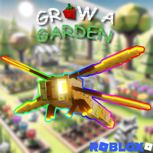 [로블록스 그로우어가든] 황금 잠자리 드래곤플라이 Dragonfly (Roblox Grow A Garden Pet) 그로우 어 가든 펫