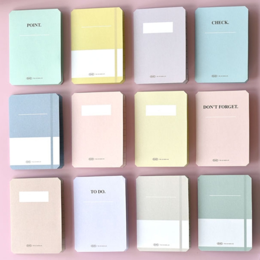 추천이지샵협력사 접어쓰는 점착 메모지 썸네일 스티키북 일상메모북