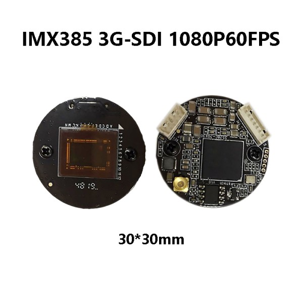 IMX385 HD 카메라 3G-SDI/CVBS 출력 1080P60FPS 는 저조도 및 넓은 동적 지원 화면 고정 클릭 AWB