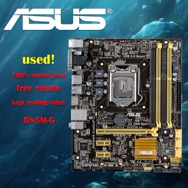 Asus B85M-G 오리지널 마더보드 소켓 LGA 1150 i3 DDR3 HDMI Micro-ATX 판매 중