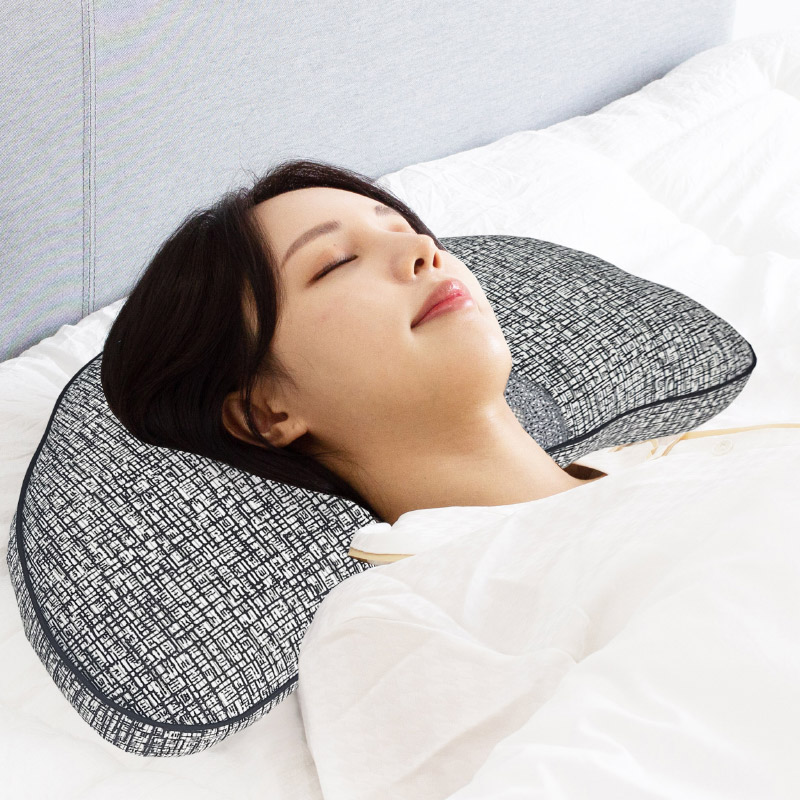 그래핀 건강 자석 베개 배연정 어싱 코골이 방지 숙면 경추 구멍 베개