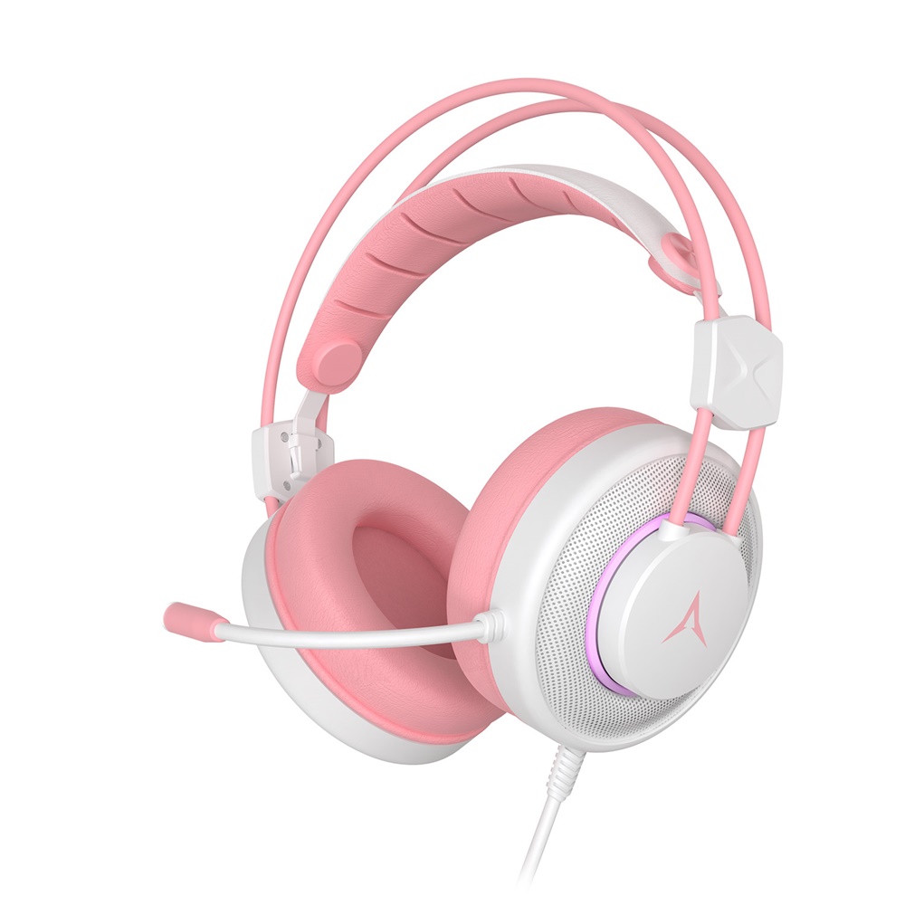 ABKO ABKO HACKER N800 가상 7.1채널 게이밍 헤드셋 핑크