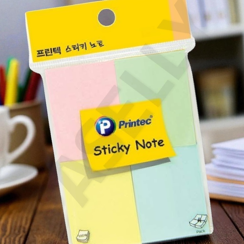 육해공스토어 협력사 일상메모 파스텔메모지 파스텔4색 51x38 100매