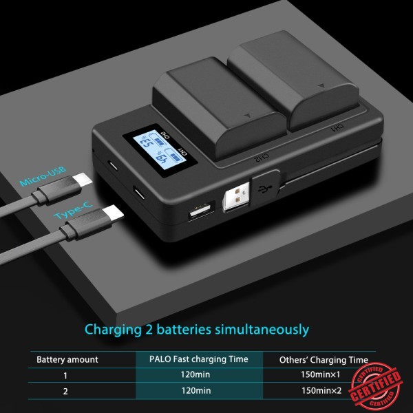 1-4pcs 2280mAh NP-FZ100 NP 배터리 + LCD 듀얼 USB 충전기 소니 A6600 a7m3 a9