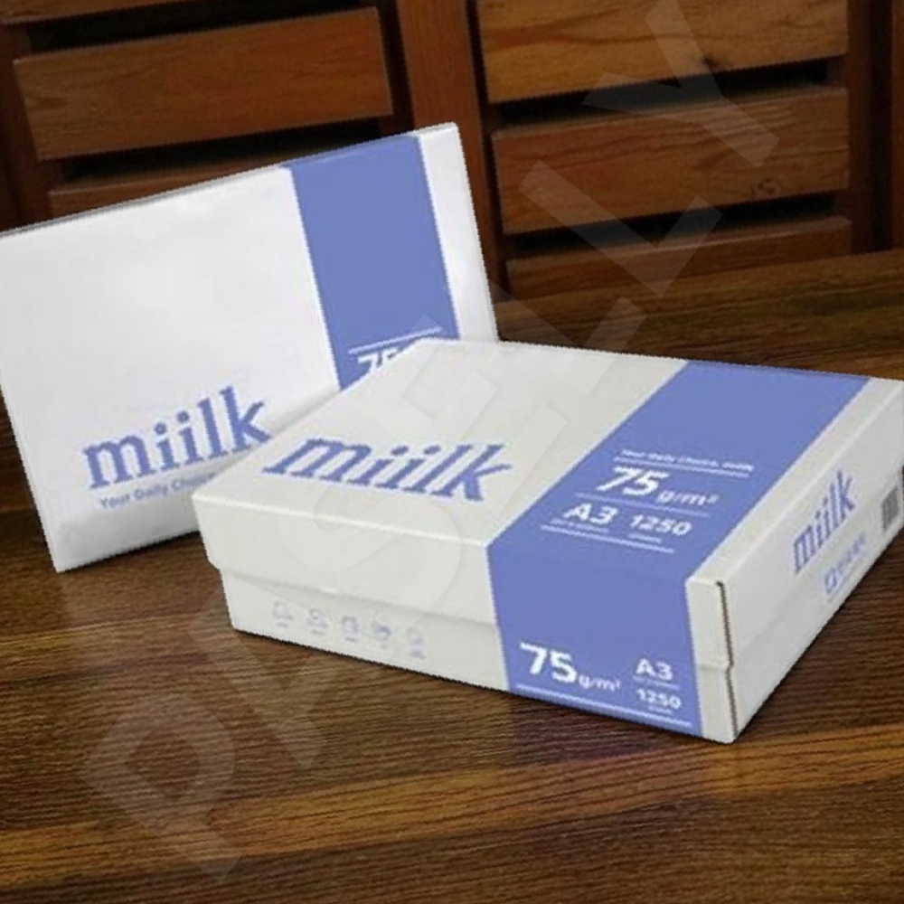 육해공스토어 협력사 1250매A3용지 사무실복사용지 A3 밀크75g 250매X5권 BOX 한국제지