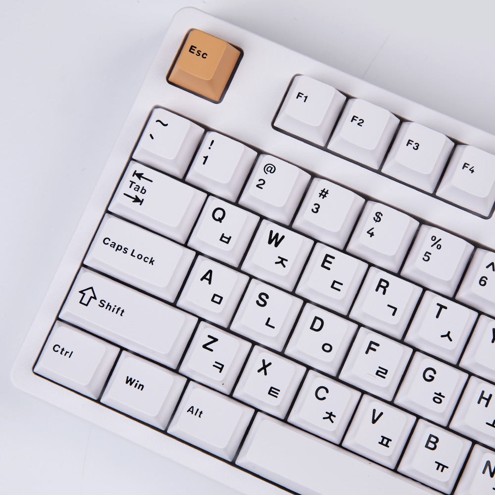 몬스타 몬스타기어 선샤인 132키 체리 조약돌 독거미 한글 PBT 커스텀 포인트 키보드 키캡