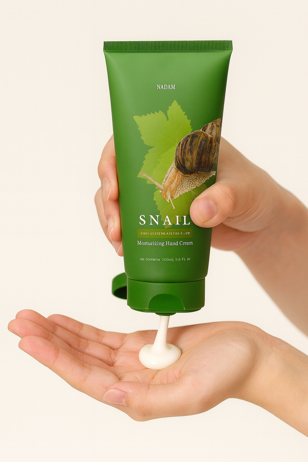 (주)나담코스 1+1 최신제품 나담코스 달팽이 SNAIL 핸드크림 100ml 대용량 고보습촉촉+ 증정품(크림1박스)