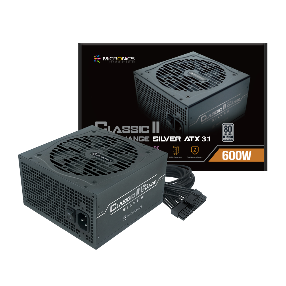 한미마이크로닉스 마이크로닉스 CLASSICII 컴퓨터파워 600W 80PLUS 실버 파워서플라이