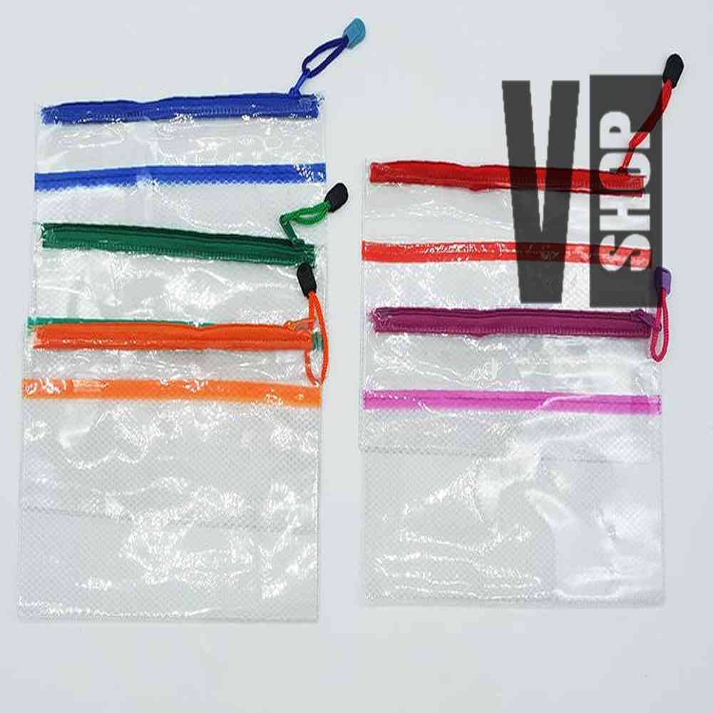 브이샵 방수 수영가방 여행용화장품파우치 세면가방 여행세면백 PVC지퍼백