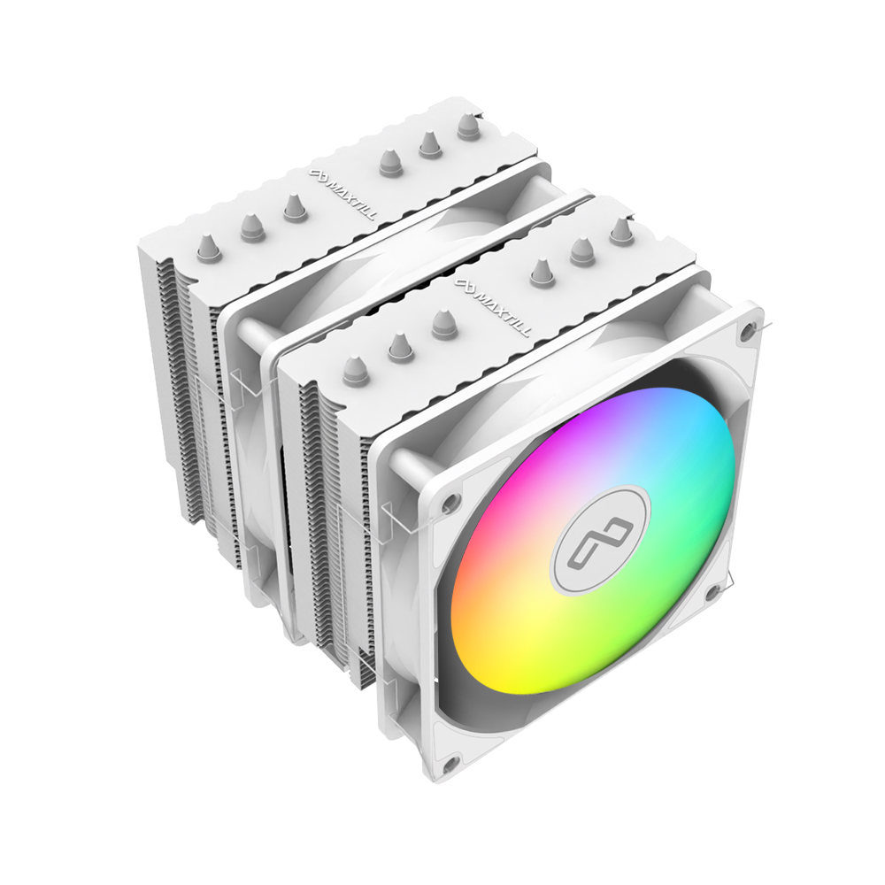 맥스틸 맥스틸 CPU쿨러 듀얼타워 ARGB 화이트