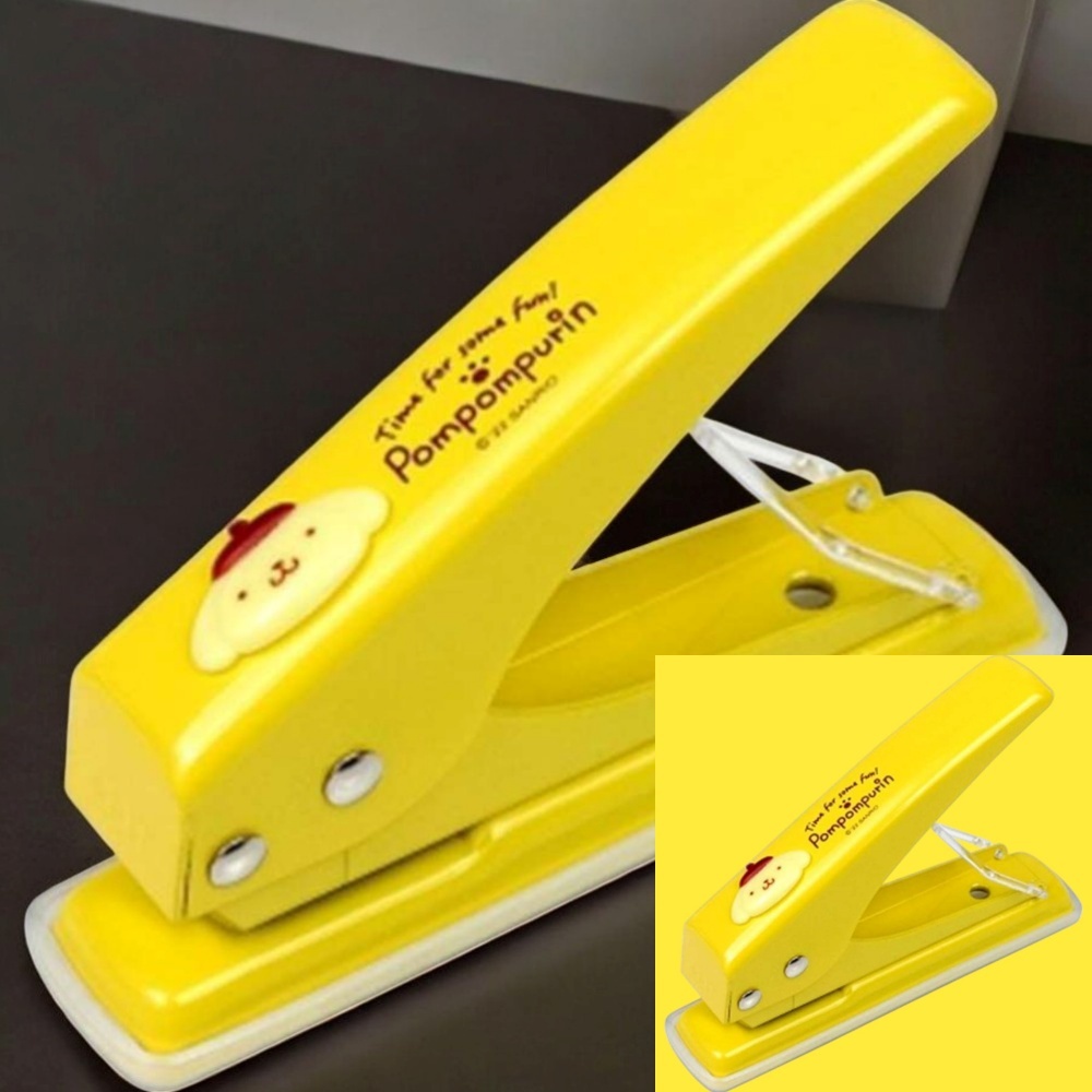 폼폼푸린캐릭터 1공 펀치 종이 타공기 종이펀칭기