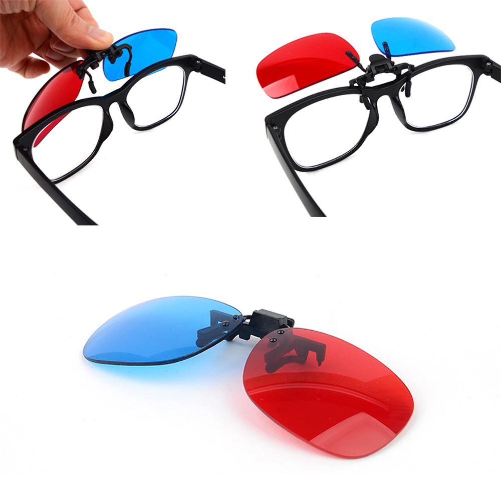 3D 입체안경알 오버글라스형 색상랜덤 교체형 인공지능 영화감상 디지털사진 티비