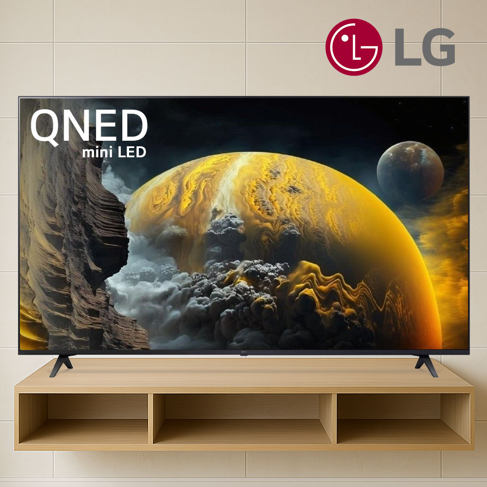 LG전자 TV 189cm(75인치) 75QNED83 퀀텀닷 나노셀 4K 미니 LED 스마트 티비 수도권 스탠드