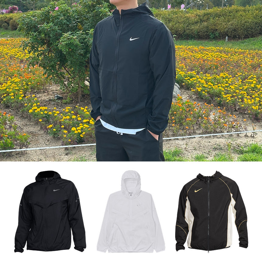 나이키 [국내 매장판] 나이키 경량 바람막이 러닝 자켓 FB7483 HV4549 HJ3803 010