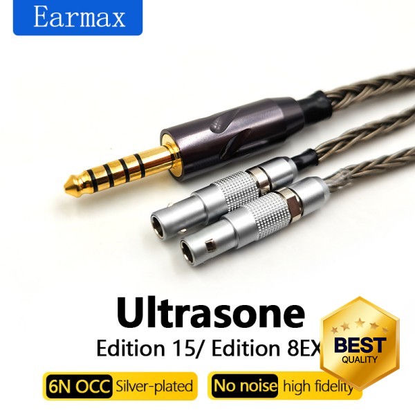 100% 호환 Ultrasone Edition 15 8EX 이어폰 교체 가능 16 공유 2.5mm 밸런스드 업그레이드 오디오 케이블