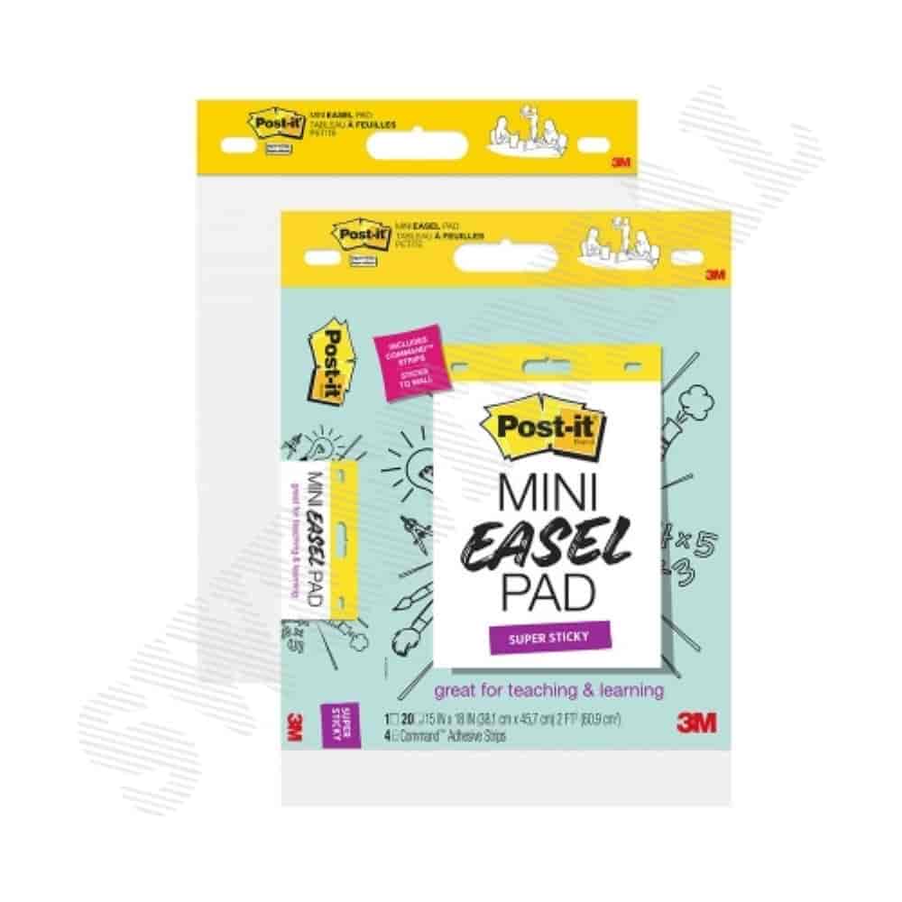 3M 이젤패드 미니 흰색무지 20장 38.1x45.7cm 1P 회의용스크린 가정용칠판