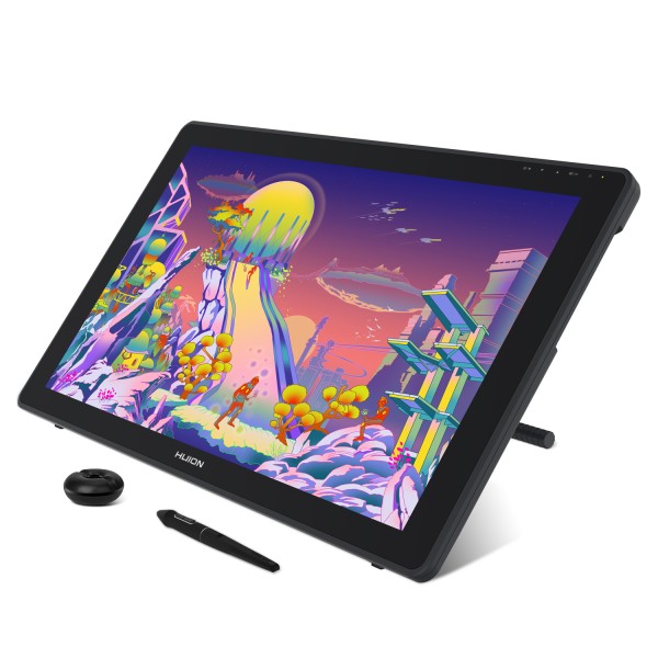 HUION Kamvas 22 그래픽 태블릿(스크린 모니터 포함) 드로잉 펜 디스플레이 21.5인치 120% RGB Windows Mac 및 Android 장치