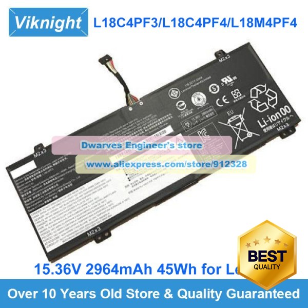 100% 호환 Lenovo IdeaPad S540 C340 시리즈 용  L18C4PF3 배터리 15.36V 45Wh