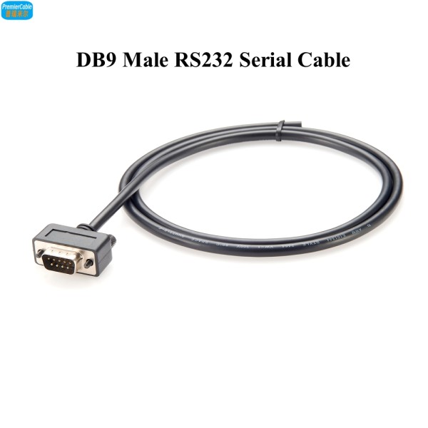 로우 프로파일 DB9 RS232 시리얼 어댑터 케이블 슬림 컴팩트 D-Sub 9핀 - 오픈 엔드 컨버터 (POS 모뎀 라우터 스위치용)