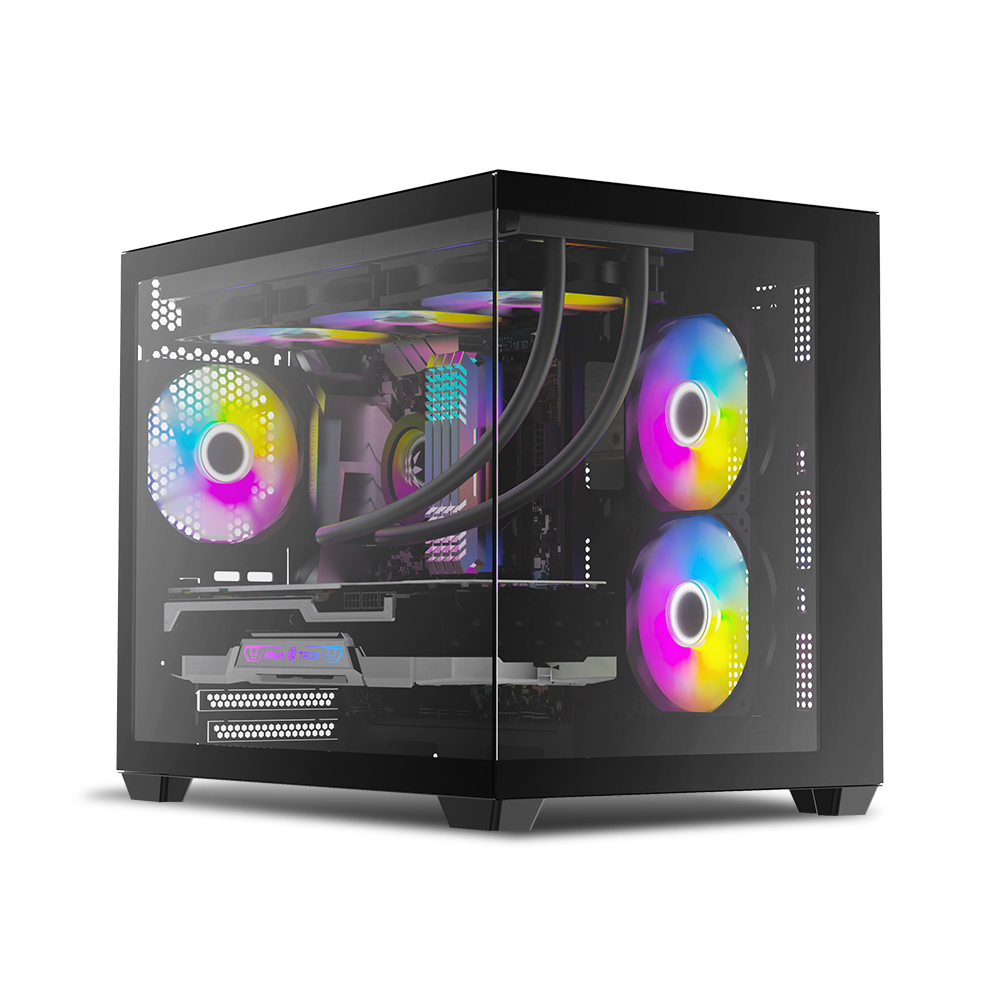 쿨맥스 컴퓨터 케이스 Crystal 데스크탑 PC 어항케이스