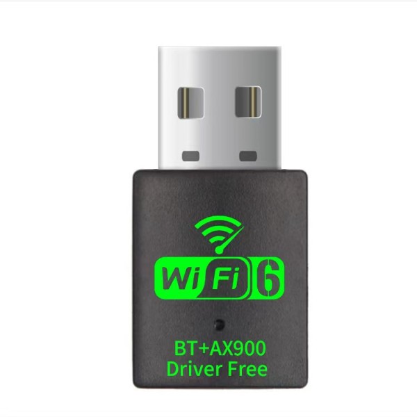 AX900 Wifi 6 어댑터 미니 USB 2.0 WIFI6 동글 네트워크 카드 2.4GHz/5GHz BT5.3 Cle Lan 드라이버 무료 PC 수신기