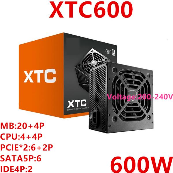 비디오 게임용 무소음 전원 공급 장치 쿠거 XTC600  PSU 신제품