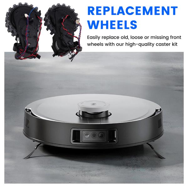 [해외]N-AT52 진공 드라이브 트래블링 휠 에코백스 디봇 X1/X1SPro/X1 OMNI/T10 로봇 청소기 부품 좌우