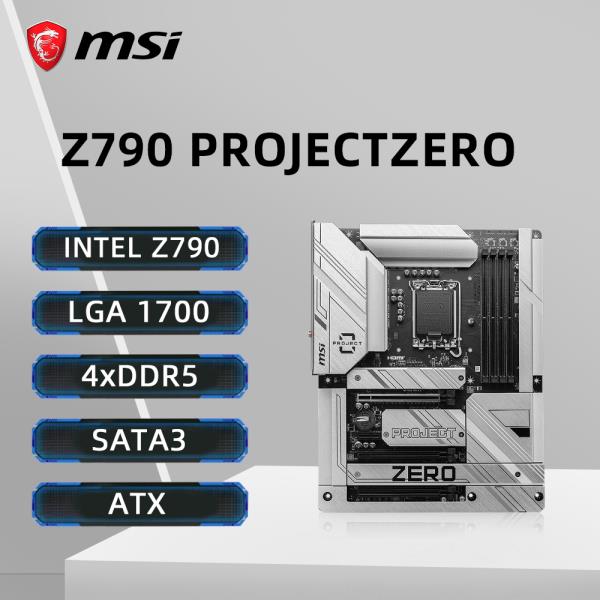[해외]MSI Z790 프로 JECTZERO 마더보드 지지대 i9-14900KF i7-12700 i5-12400F i3-12100 CPU DDR5 7200MHz LGA 1700 N