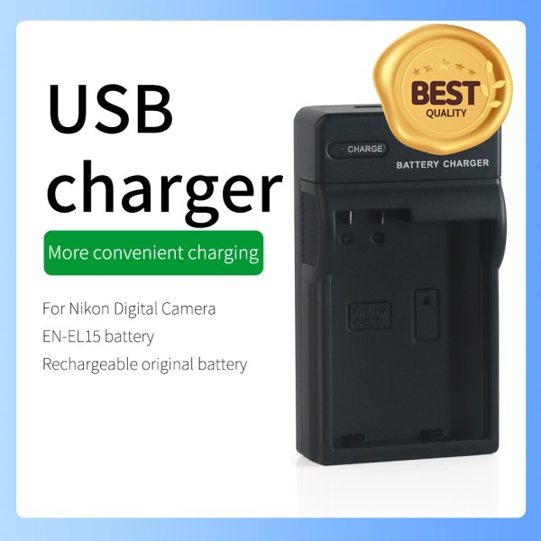 100% 호환 니콘 SLR 카메라용 배터리 충전기 EN-EL15EN-EL15aEN-EL15bEN-EL15cEN-EL15e Z5 D810A