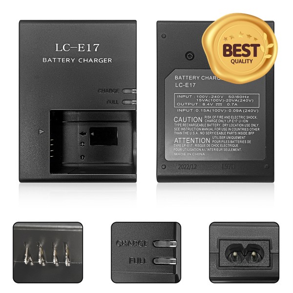 100% 호환 LPE17 카메라 배터리 충전기 canon 호환 EOS RP R8 R10 77D M3 M5 M6 용 교체