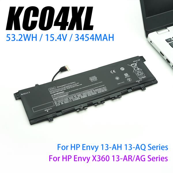 KC04XL HSTNN-IB8K HP Envy 13 AH 13-AQ000 X360 13-AR 시리즈 L08544-1C1 TPN-W133 용 노트북 배터리