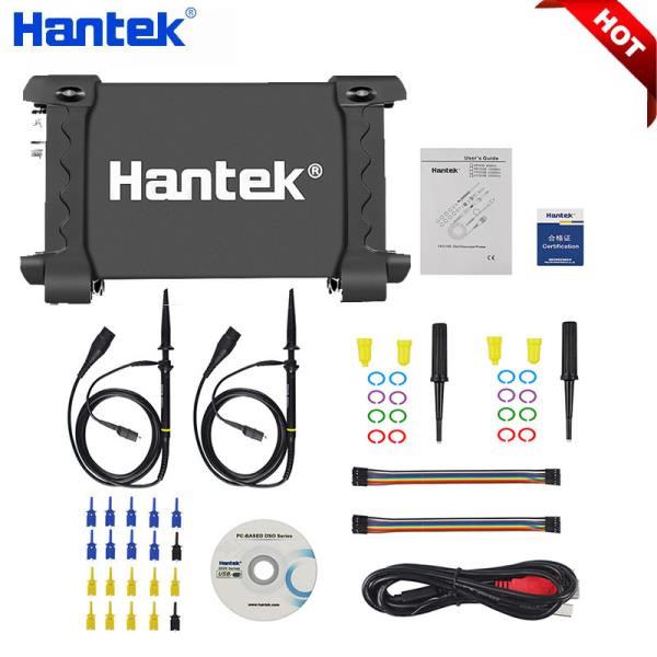 Hantek 6022BE 자동 오실로스코프 노트북 PC USB 휴대용 Осциллограф 2 디지털 스토리지 48MSa / S 로직 분석기
