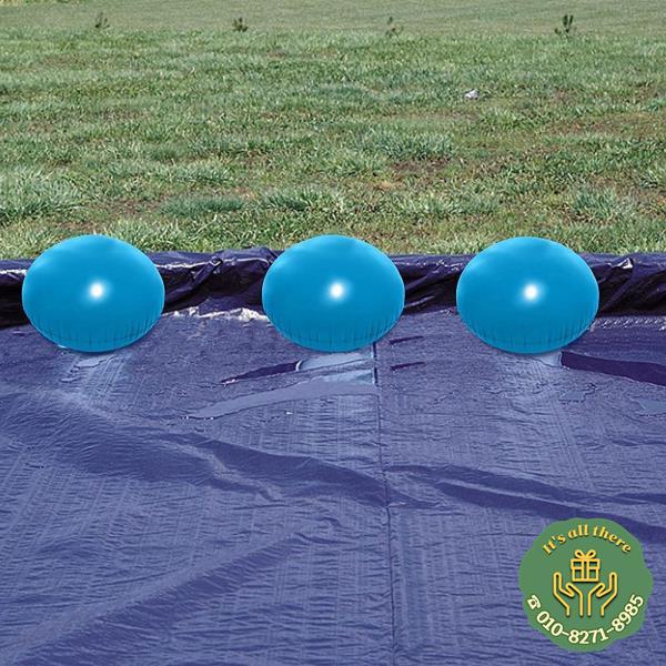 겨울 수영장 베개 PVC 커버 공기 내구성 방한 지상