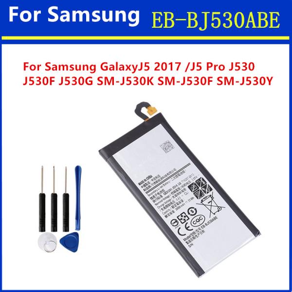 삼성 호환 갤럭시 J5 2017 Pro J530 SM-J530K + 도구 용 3000mAh EB-BJ530ABE 교체 배터리