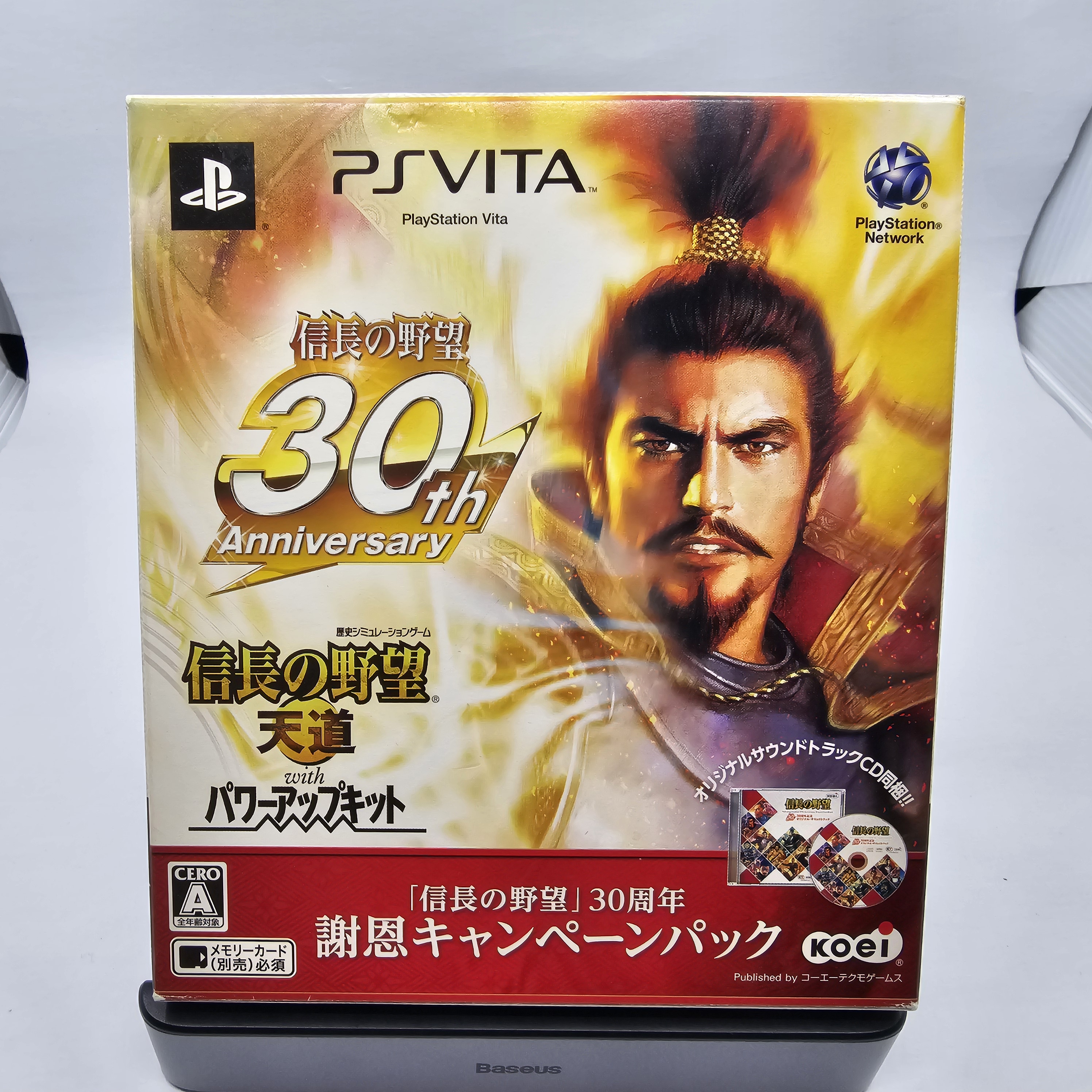 [중고]PS VITA 신장의 야망 노부나가의 천도 일본판 30주년 감사팩 한정판
