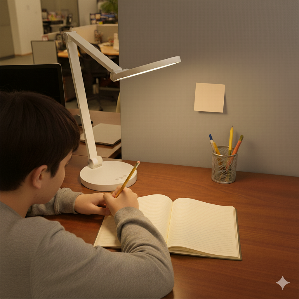GUANYA 삼성 생체리듬 학습용 LED 데스크 스텐드 조명 램프 SI-GM9C09A2A2D